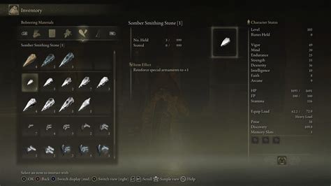 Elden Ring Somber Smithing Stone 5 Locations