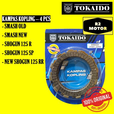 Jual TKD PLAT KAMPAS KOPLING SMASH OLD NEW SHOGUN 125 R SP RR 1 SET 4