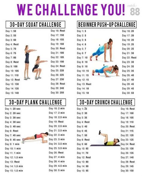 Crunches And Squat Challenge