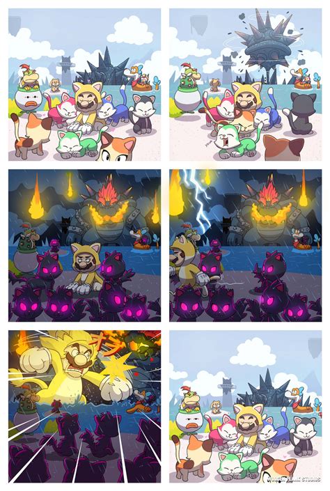 Bowsers Fury In 6 Pictures Wooden Plank Studios