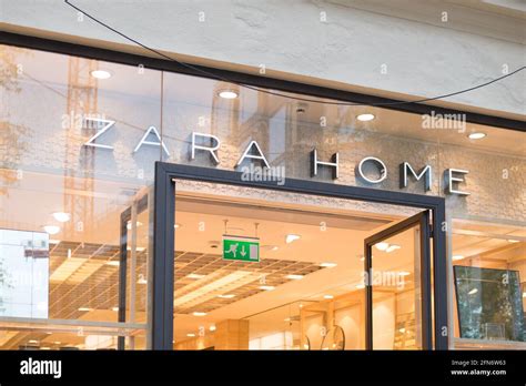 Zara Home Logo Shop Store Sign Stock Photo Alamy