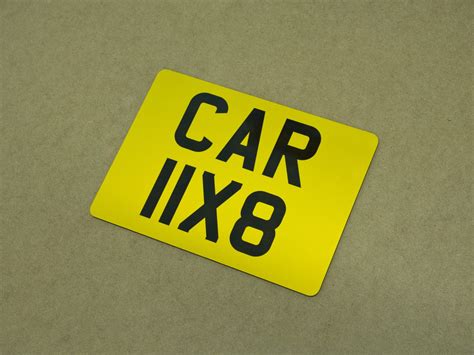 Square Number Plates Buy A Replacement Square Plate Today