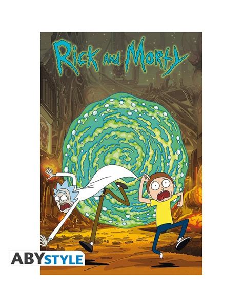 Rick And Morty Poster Portal X Cm