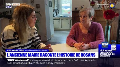 Alpes De Haute Provence L Ancienne Maire De Rosans Raconte L Histoire