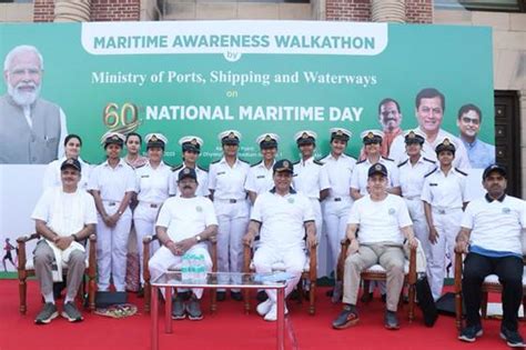 Union Minister Sarbananda Sonowal Flags Off Maritime Awareness