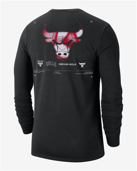 Chicago Bulls Men S Nike NBA Long Sleeve T Shirt Nike