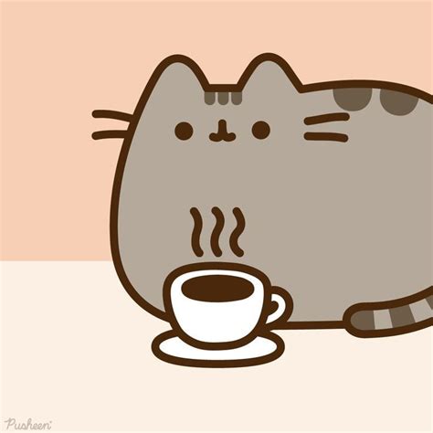 Coffee Break Pusheen Cute Pusheen Cat Pusheen