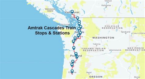 Amtrak Cascades Train Stops Stations And Things To Know A Complete