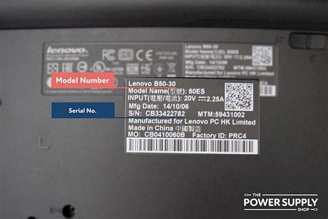 How Can I Find The Model Number For My Laptop The Power Supply Shop