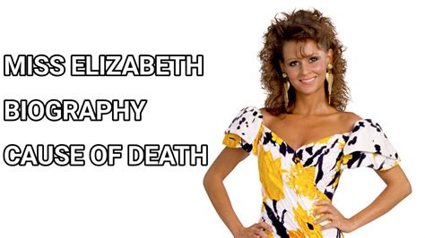 Miss Elizabeth Death Photo