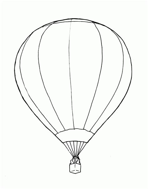 Hot Air Balloon Template Free Printable Printable Form Templates And