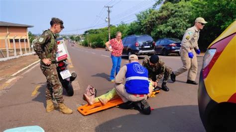 Mulher Atropelada Por Moto Na Rua Da Lapa Em Cascavel Cgn O