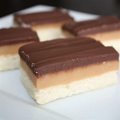 Caramel Shortbread Squares Recipe - Recipes A to Z