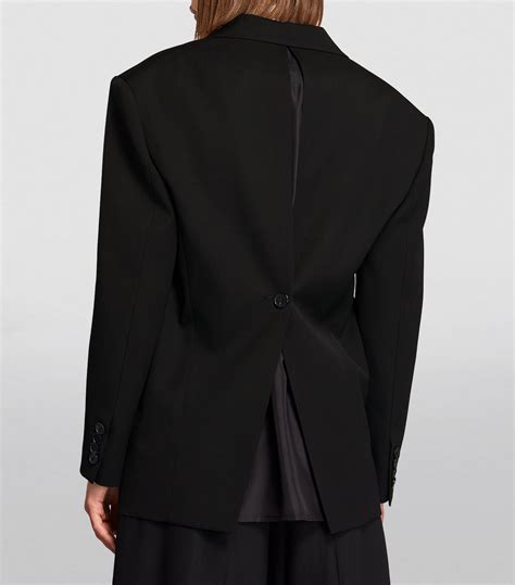 Womens The Row Black Single Breasted Viper Blazer Harrods CountryCode