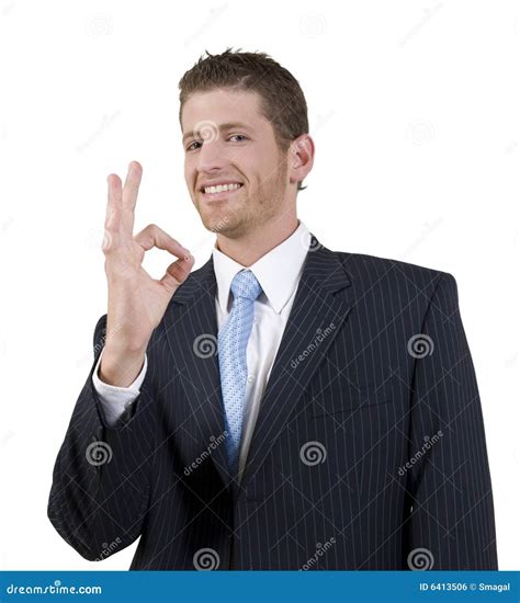 Man Showing Ok Sign Stock Photo Image Of Person Human 6413506