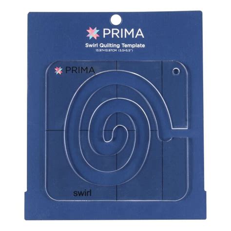 Prima Swirl Quilting Template Clear