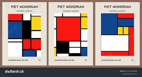 2 Thousand Mondrian Paintings Royalty Free Images Stock Photos