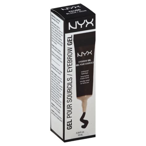 NYX Professional Makeup Black Eyebrow Gel, 1 ct - Fry’s Food Stores