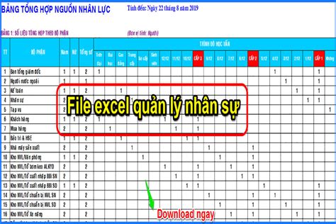 Link T I File Excel Qu N L Nh N S C Nhi U Ng I S D Ng