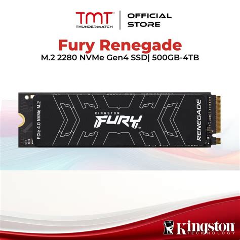 Kingston Fury Renegade M Pcie Nvme Gen Ssd With Without