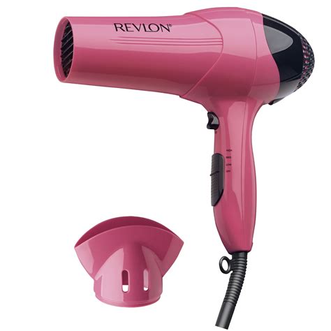 Revlon Essentials Lightweight Ionic Hair Dryer With Concentrator 1875 Watts Pink