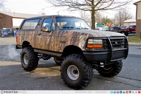 Ford Bronco Whitetail Camouflage Wrap Lifted Ford Bronco Flickr