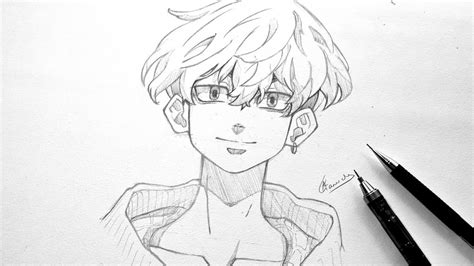 How To Draw Chifuyu Matsuno Tokyo Revengers Anime Youtube