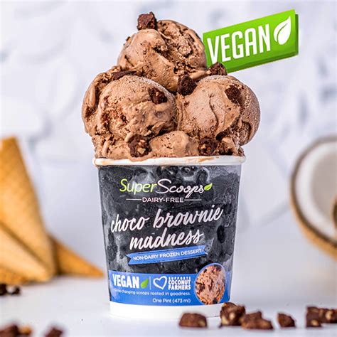 Super Scoops Choco Brownie Madness Vegan Ice Cream The Vegan Grocer Ph