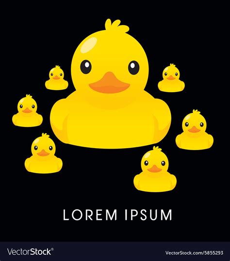 Ducks Royalty Free Vector Image Vectorstock