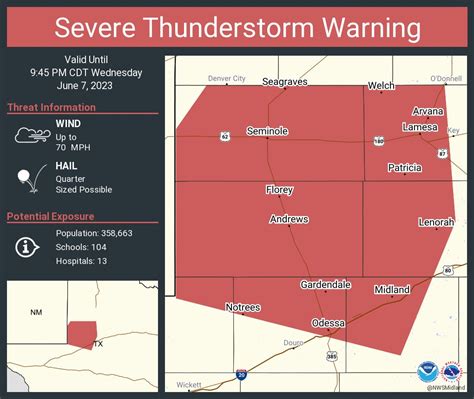 Nws Severe Tstorm On Twitter Severe Thunderstorm Warning Continues For Midland Tx Odessa Tx