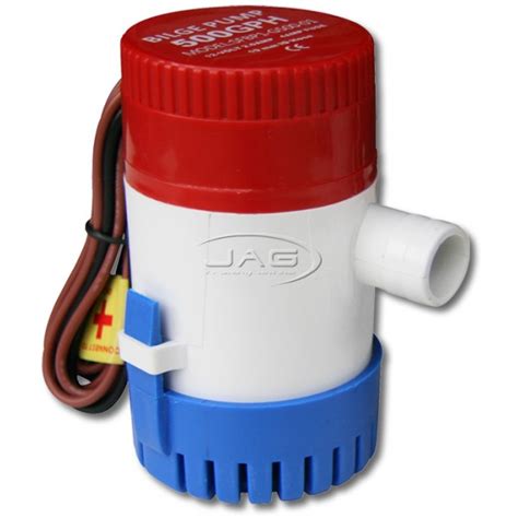 12V 500 GPH Submersible Bilge Pump