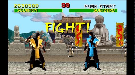 Arcade Mortal Kombat 1 Gameplay Scorpion 1992 Youtube