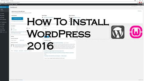 Wordpress Tutorial For Beginners How To Install Wordpress Youtube