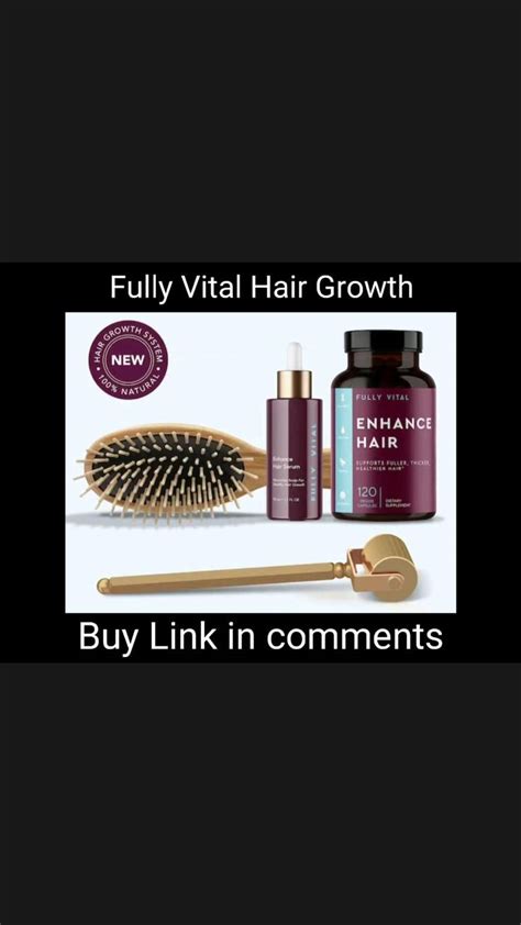 Fully Vital Hair Growth Thick Hair Serum Healthy Hair Hair Serum