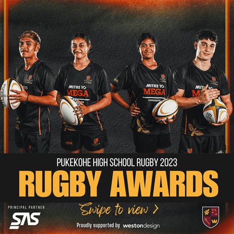 RUGBY AWARD WINNERS! - Pukekohe High School