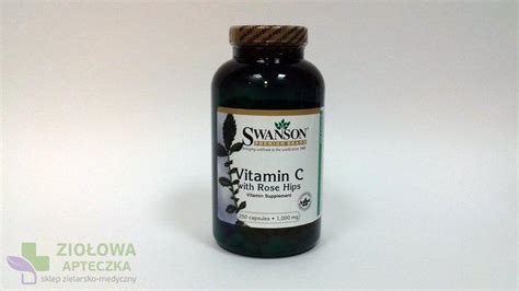 Witamina C z dziką różą 1000mg 250 kapsułek SWANSON KOD 087614011066