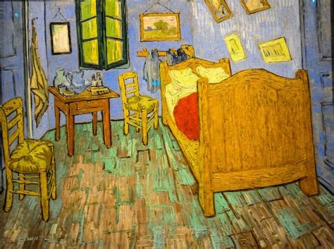 Vincent van Gogh - The Bedroom, 1889 at Art Institute of Chicago IL ...