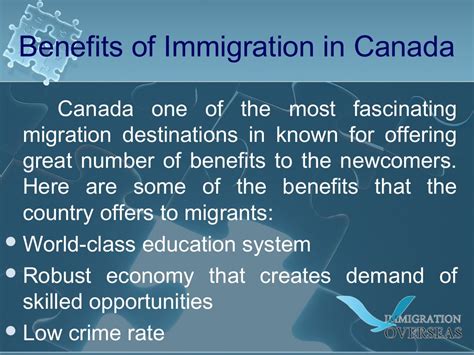 Benefits Of Immigration In Canada