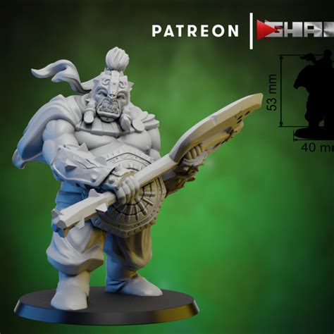 3d Printable Ogre 2 Persian Army Support Ready By Ghamak