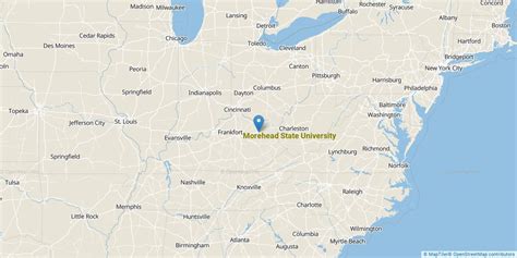 Morehead State Campus Map