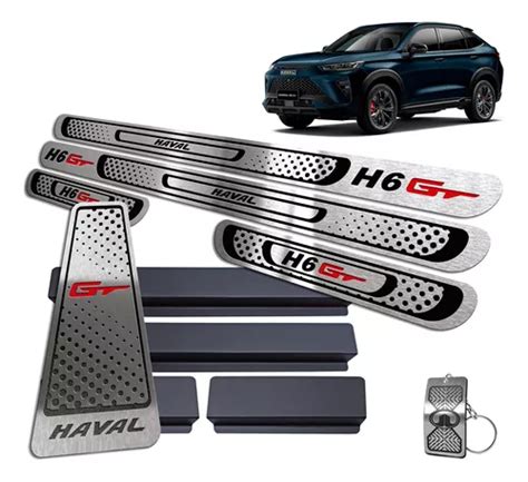 Haval H6 Gt 2024 Pedaleira At E Descanso Em Inox Frete grátis