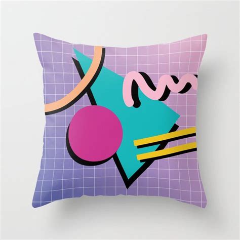 Buy Memphis Pattern 10 90s Retro Throw Pillow By Graphicwavedesign