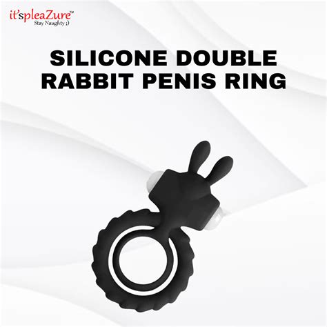 Itpleazure Silicone Double Rabbit Penis Ring Itspleazure