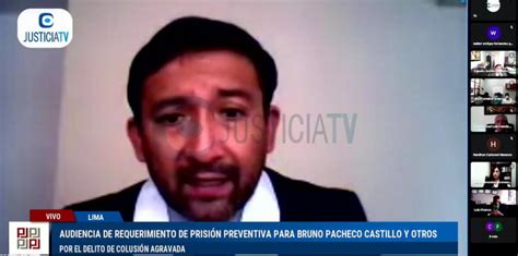 Bruno Pacheco Fiscalía Solicita 36 Meses De Prisión Preventiva Para