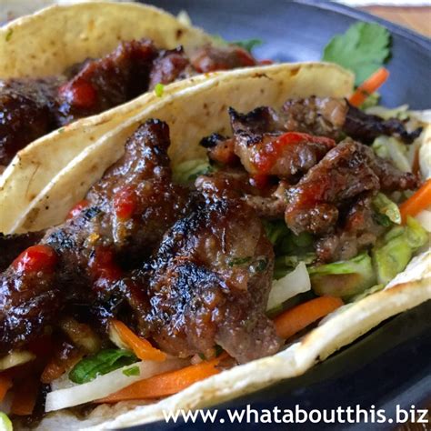 Korean Bulgogi Taco Recipe What About This