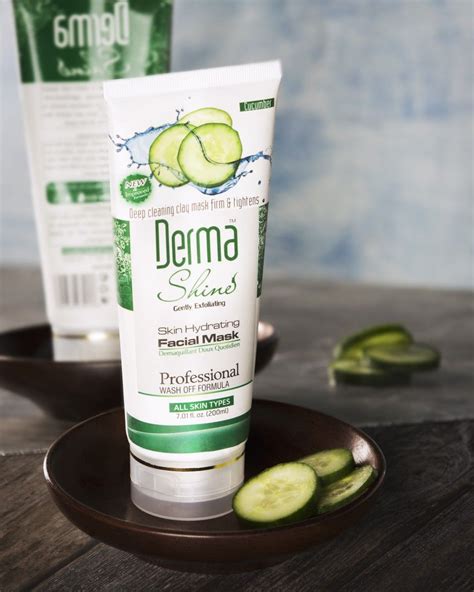 Derma Shine Hydrating Cucumber Mask Rejuvenates And Hydrates And