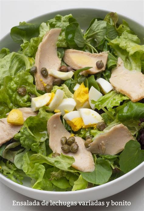 Ensalada de lechugas variadas y bonito Karlos Arguiñano Ensaladas