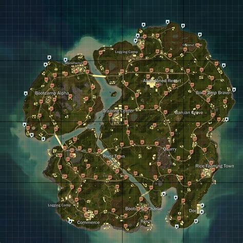 Playerunknowns Battlegrounds Savage Maps Loot Maps Pictures Images