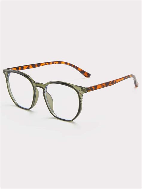 Tortoiseshell Frame Eyeglasses Shein Usa