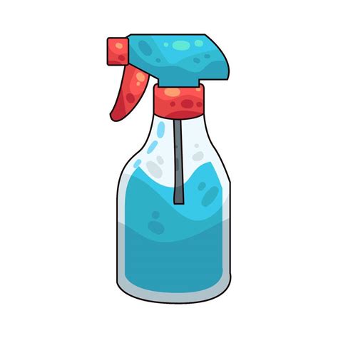 spray bottle illustration  vector art  vecteezy